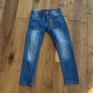 Amongst Others Oxford Blue Denim Jeans Slim Stretch NWT Size 30/30